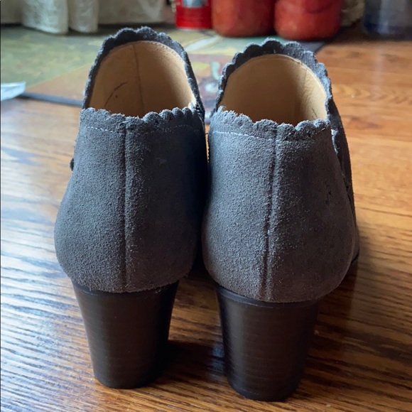 NWOT women's jack rogers suede heeled ankle boots - Picture 3 of 7